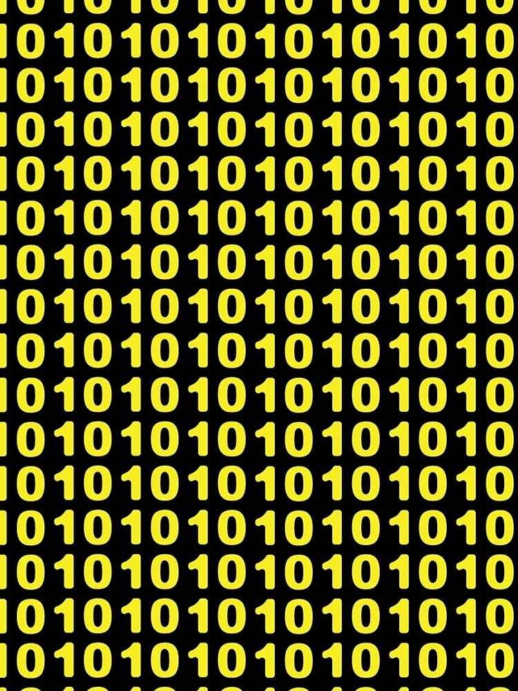 Thumbnail 4 of 4, iPhone Case, program binary code 1 and 0 data for coding designed and sold by thehafdesigner.