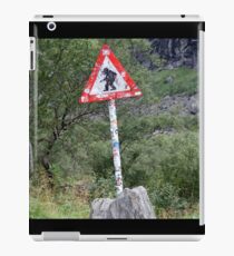 Warning! Crossing Trolls iPad Case/Skin