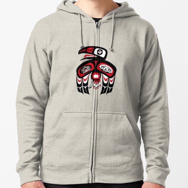 A Ravens Spirit Zipped Hoodie