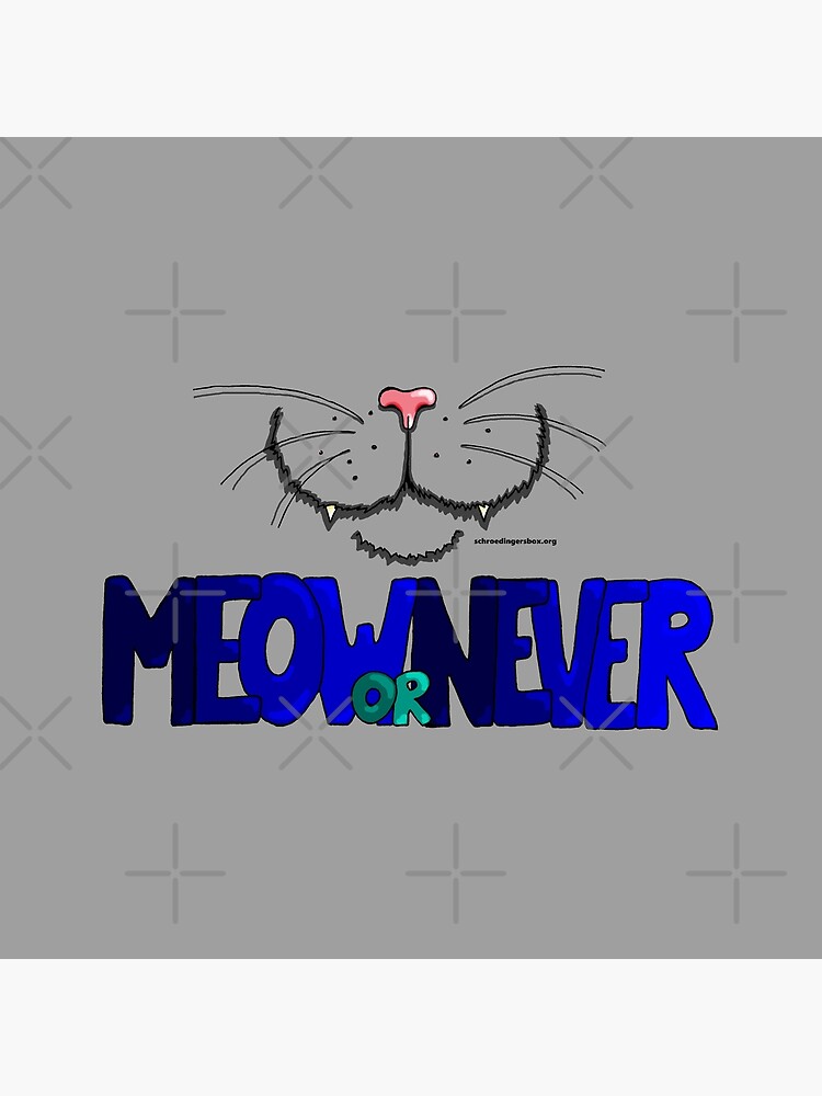 Thumbnail 4 von 4, Kissen, Meow or Never & Nosy Cat auf Grau designt und verkauft von Boxcats.