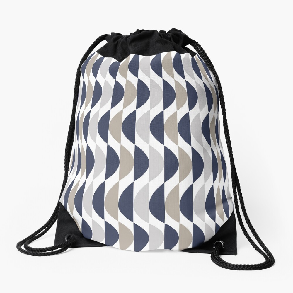 Blue Humps Drawstring Bag