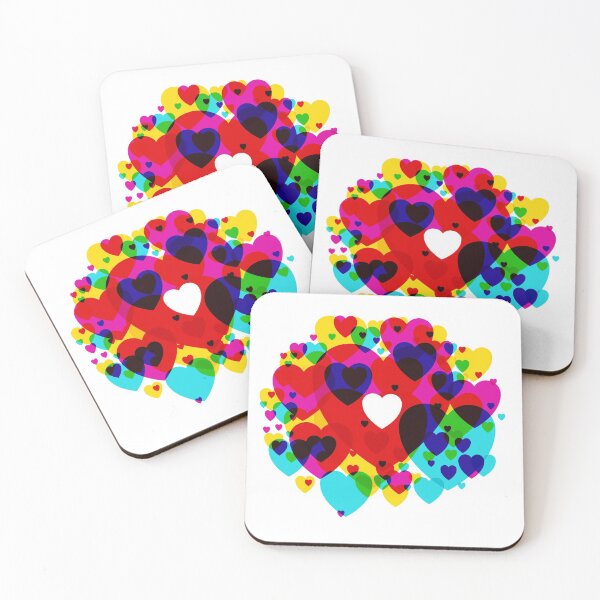 Item preview, Multi Love Hearts designed and sold by MisterSquid.