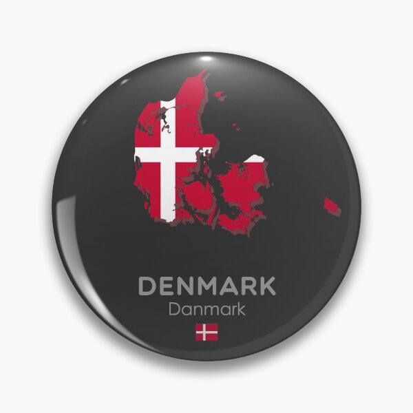 Item preview, Denmark Emblem Country Map designed and sold by 9bit.