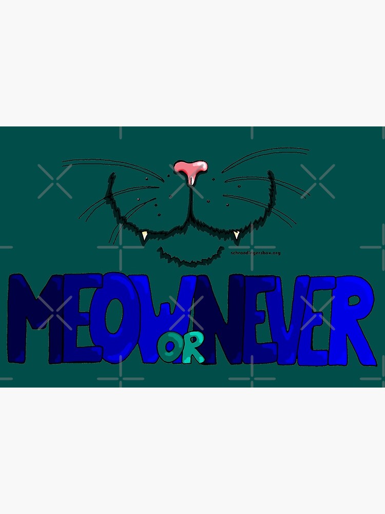Thumbnail 2 von 2, Galeriedruck, Meow or Never & Nosy Cat (British Shorthair) designt und verkauft von Boxcats.