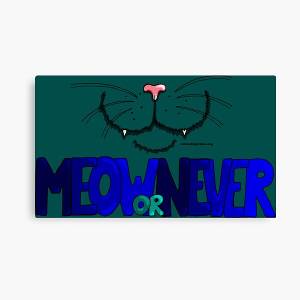 Item preview, Meow or Never & Nosy Cat (British Shorthair) designed and sold by Schrödingers Box.
