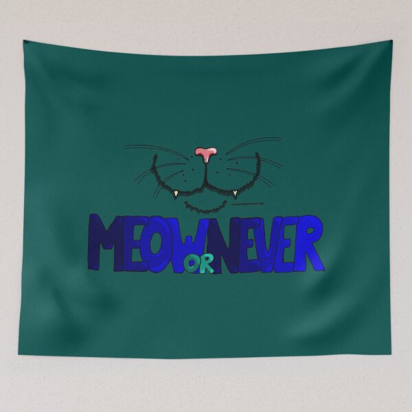 Item preview, Meow or Never & Nosy Cat (British Shorthair) designed and sold by Schrödingers Box.
