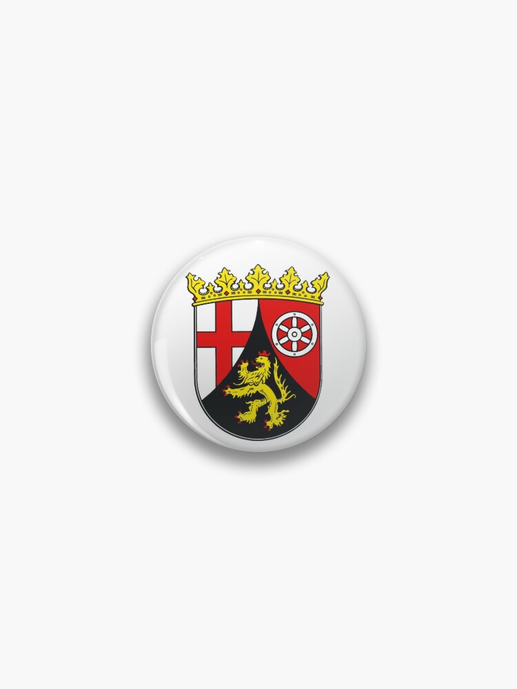 Fahnentuch Deutschland mit Rheinland-Pfalz Wappen klein - Betze