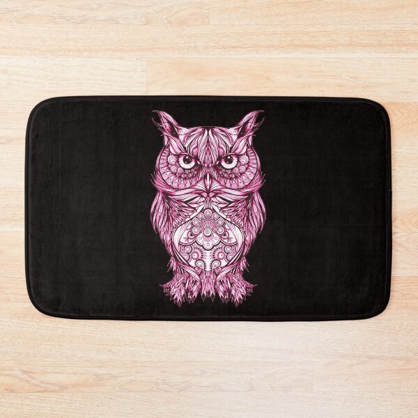 Item preview, Artsy Artistic Style Design Of A Pink Owl  designed and sold by Atteestude.