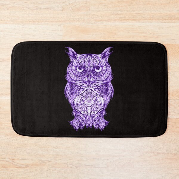 Item preview, Artsy Artistic Style Design Of A Purple Owl  designed and sold by Atteestude.