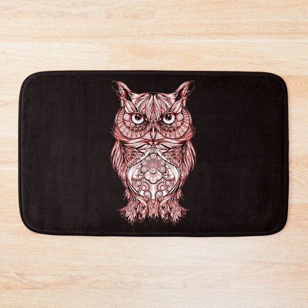 Item preview, Artsy Artistic Style Design Of A Red Owl  designed and sold by Atteestude.
