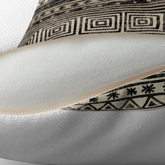 Alternate view of African Geometric Pattern Throw Pillow