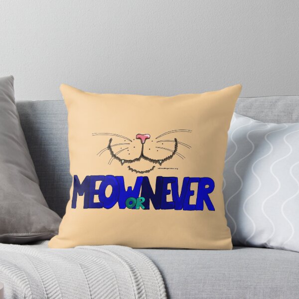 Item preview, Meow or Never & Nosy Cat in Creme designed and sold by Schrödingers Box.