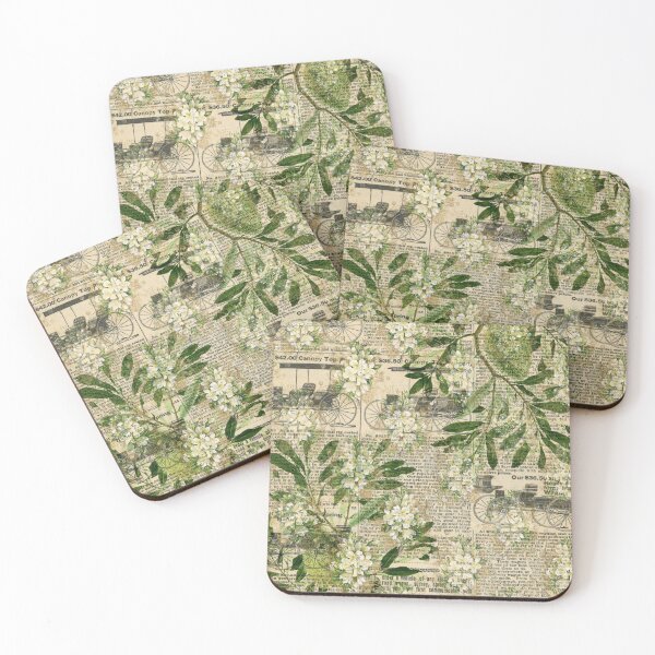 Artikelvorschau, Vintage Retro Botanical Ephemera Pattern  entworfen und verkauft von digitalvintage.