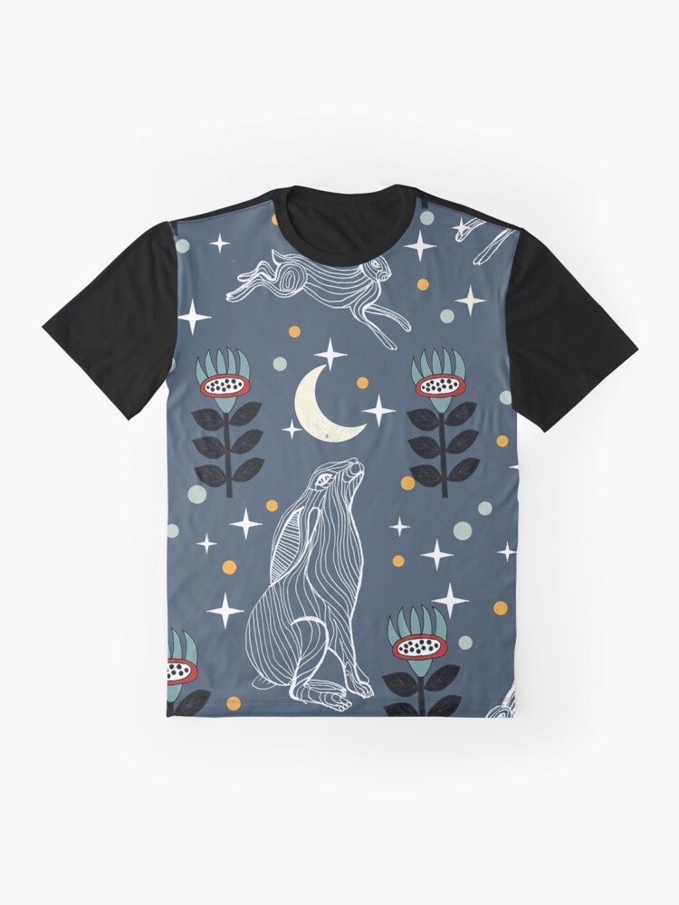 Alternate view of Hare Moon Graphic T-Shirt