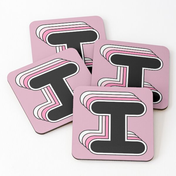Item preview, I letter, retro, alphabet designed and sold by OkihanaShop.