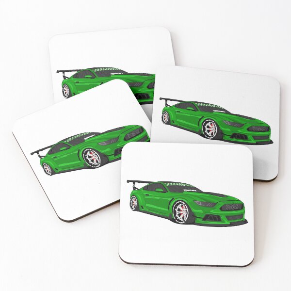 Item preview, Ford Mustang GT Widebody Green designed and sold by VenZolic.