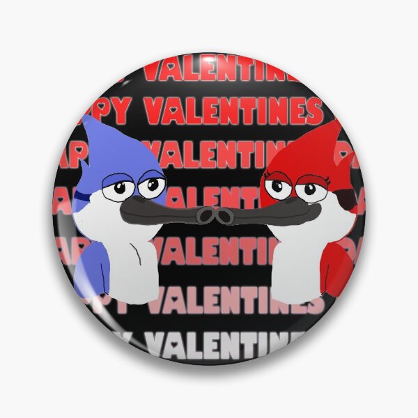 Item preview, Mordecai and Margareth Regular Show/Valentines Day designed and sold by kestrada2906.