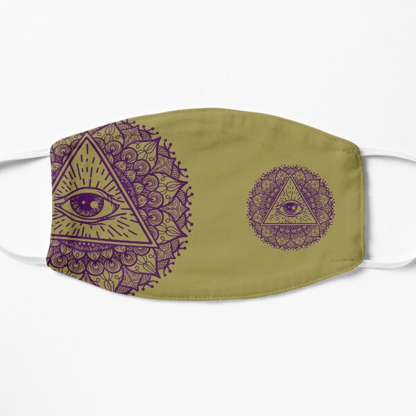 Mandala Seeing Eye Flower Mask rylp/gld Mask