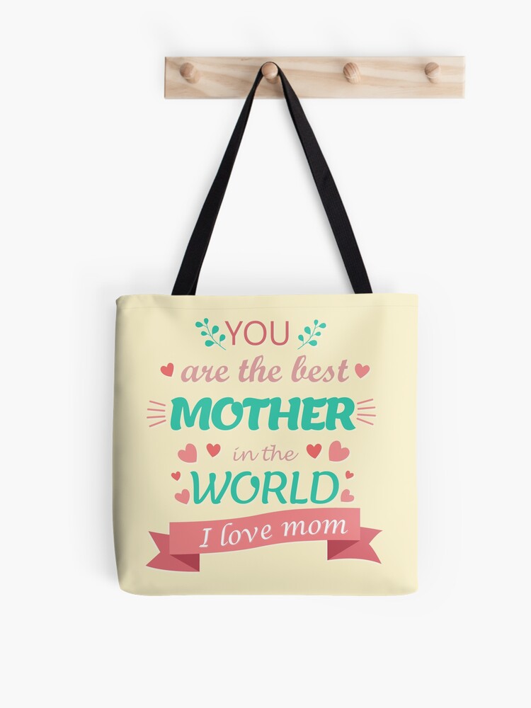 MomLife  Motherhood Modern Script Mother's Day Large Tote Bag