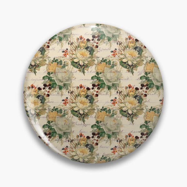 Item preview, Vintage Retro Botanical Ephemera Pattern  designed and sold by digitalvintage.