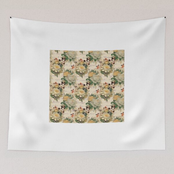 Artikelvorschau, Vintage Retro Botanical Ephemera Pattern  entworfen und verkauft von digitalvintage.