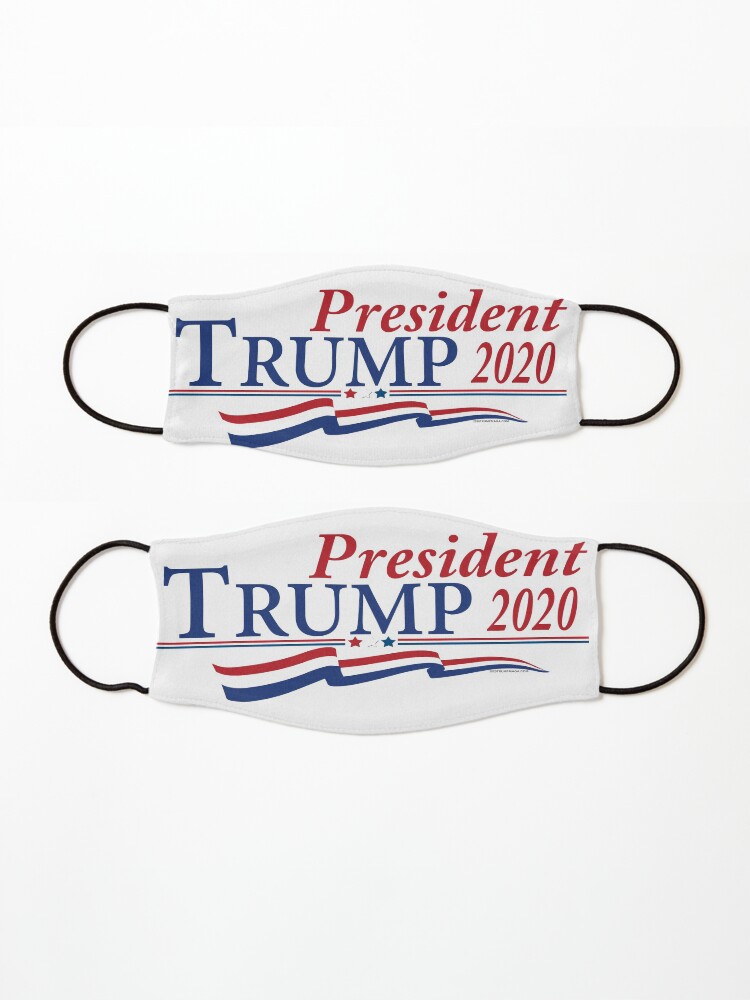 Alternate view of President Trump 2020 Mask