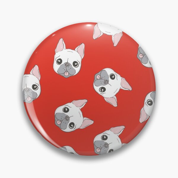 Item preview, Frenchie French Bulldog Red Pattern designed and sold by FashionConnect.