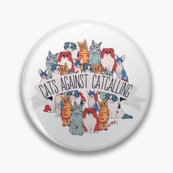 Item preview, Cats against catcalling -center banner designed and sold by PincGeneral.