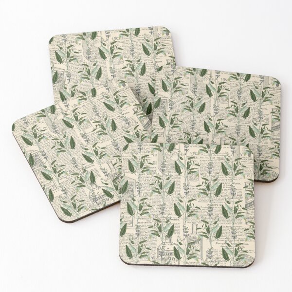 Item preview, Vintage Retro Botanical Ephemera Pattern  designed and sold by digitalvintage.