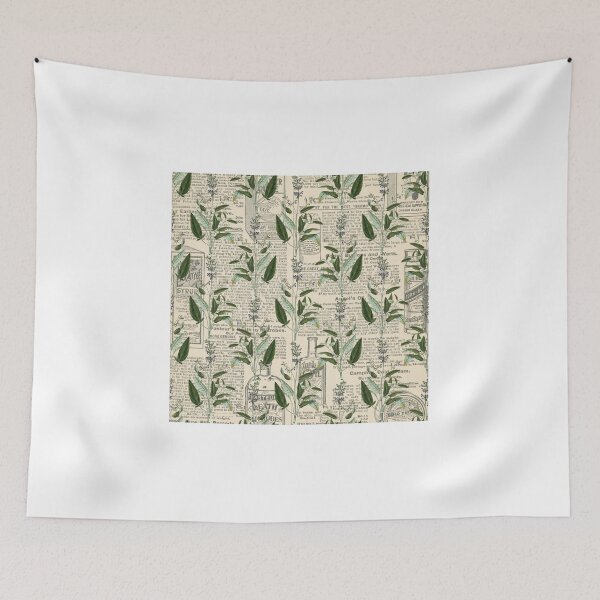 Artikelvorschau, Vintage Retro Botanical Ephemera Pattern  entworfen und verkauft von digitalvintage.
