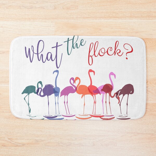 Item preview, Colorful Flamingos   What the Flock  designed and sold by IconicTee.