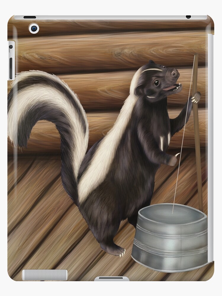 Skunk playing the washtub bass | Magnet