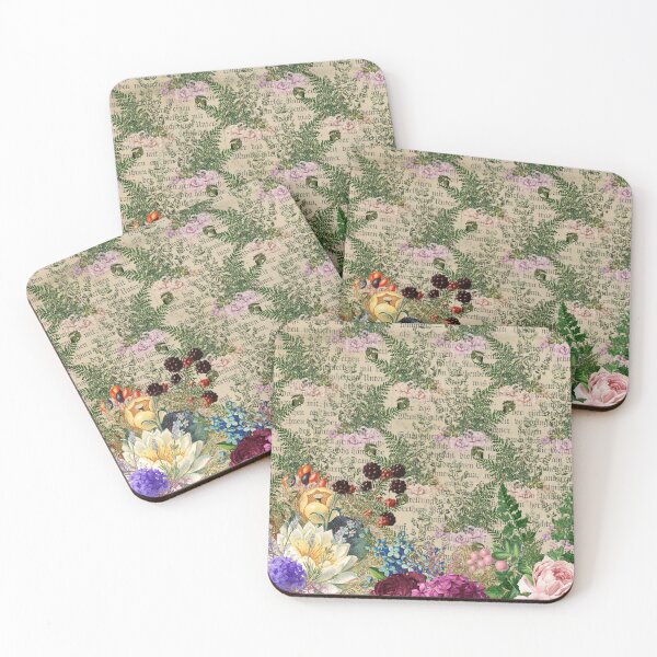 Artikelvorschau, Vintage Retro Botanical Ephemera Pattern  entworfen und verkauft von digitalvintage.