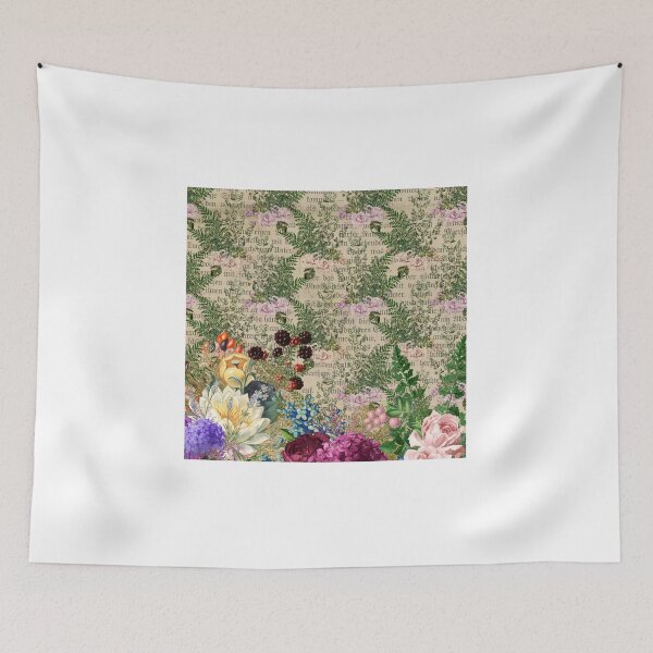 Artikelvorschau, Vintage Retro Botanical Ephemera Pattern  entworfen und verkauft von digitalvintage.