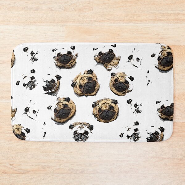 Item preview, Pug pattern designed and sold by designbywhacky.