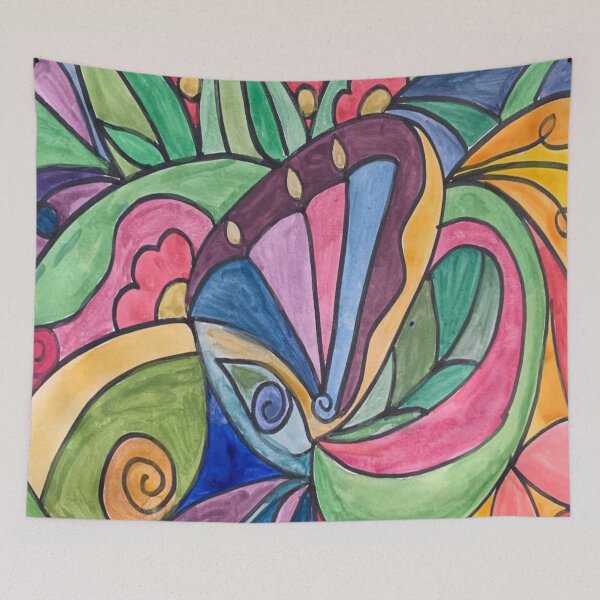 Item preview, Flutterby Drawing designed and sold by bipolarvirgoart.