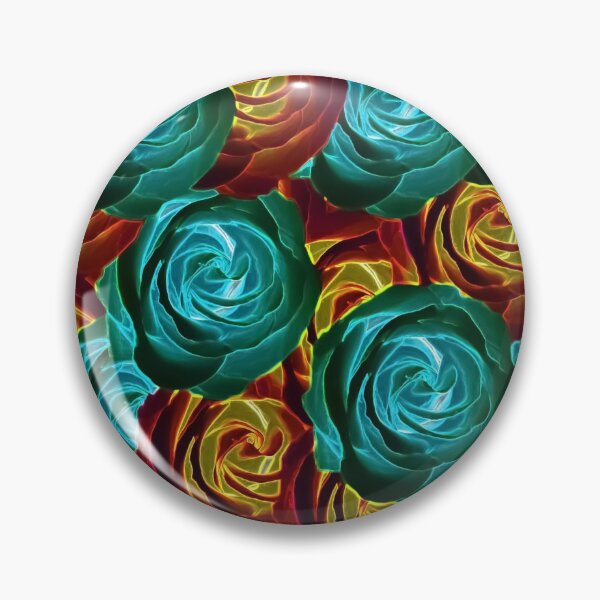 Item preview, rose texture pattern abstract background in green red and yellow designed and sold by Mrvell.