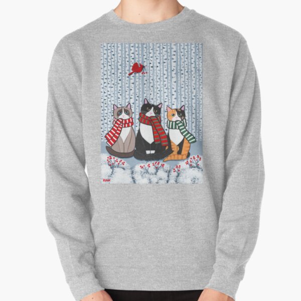 The Winter Cats! Pullover Sweatshirt
