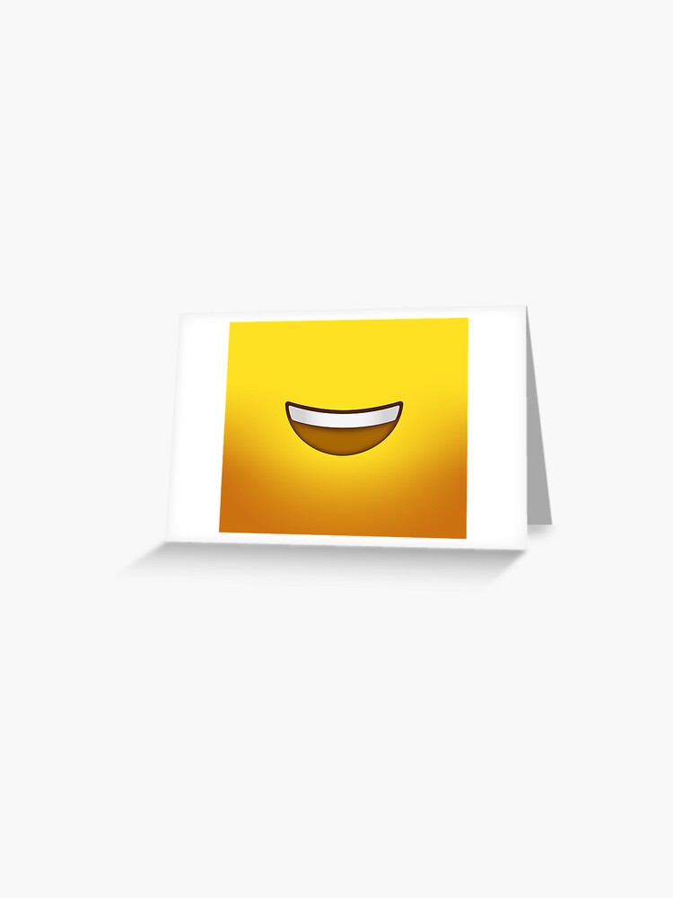 Emoji Face Happy Big Smile Greeting Card By Briansmith84 Redbubble