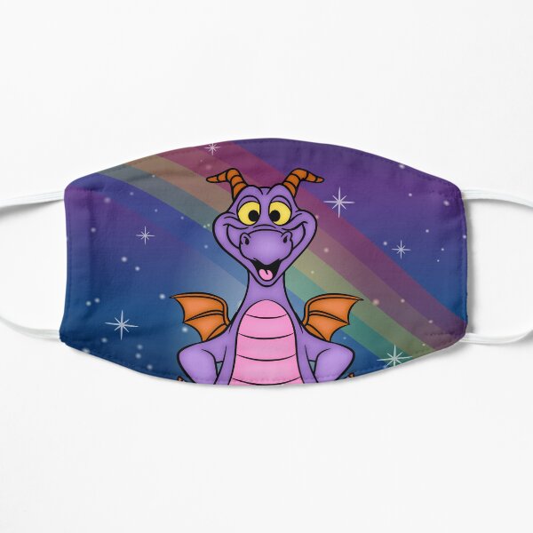 Figment Rainbow stars Flat Mask