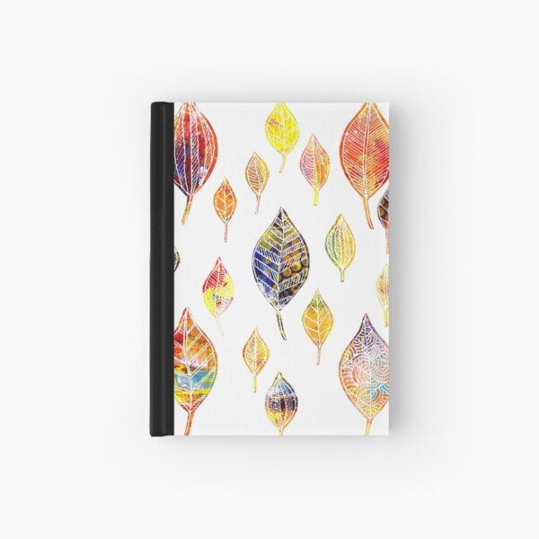 Fall Leaves Hardcover Journal