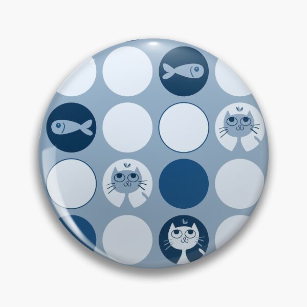 Artikelvorschau, Katzen und Fische - blau entworfen und verkauft von AnaGomesDesign.
