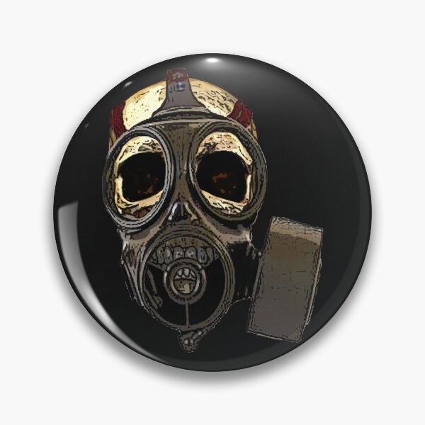 Item preview, Gasmask Skull designed and sold by Larry Oates.