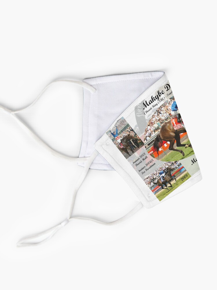 Alternate view of Makybe Diva Melbourne Cup Hat Trick Mask