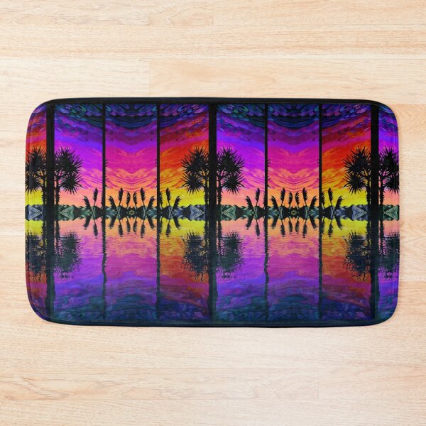Item preview, Cabbage Trees at Sunset designed and sold by PaniaBrown.