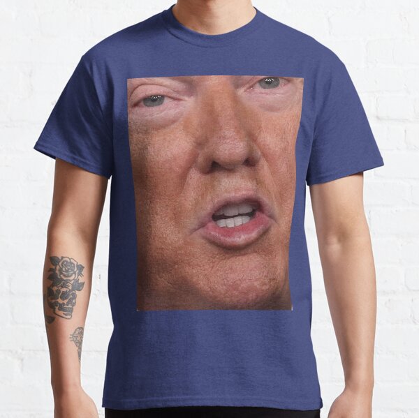 Funny Trump Face T Shirts Redbubble - donald trump face roblox decal