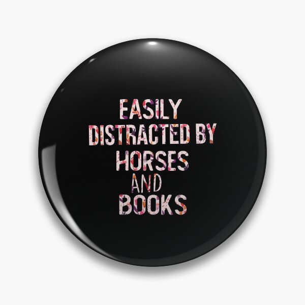 Item preview, easily distracted by horses and books Gift For Ladies designed and sold by alaechamlal.