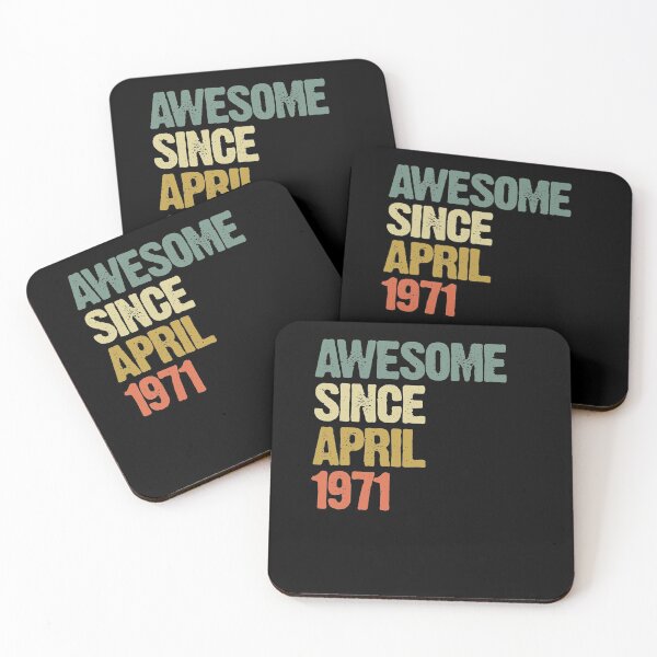 Item preview, Awesome Since April 1971 49th Birthday Gift designed and sold by vomaria.