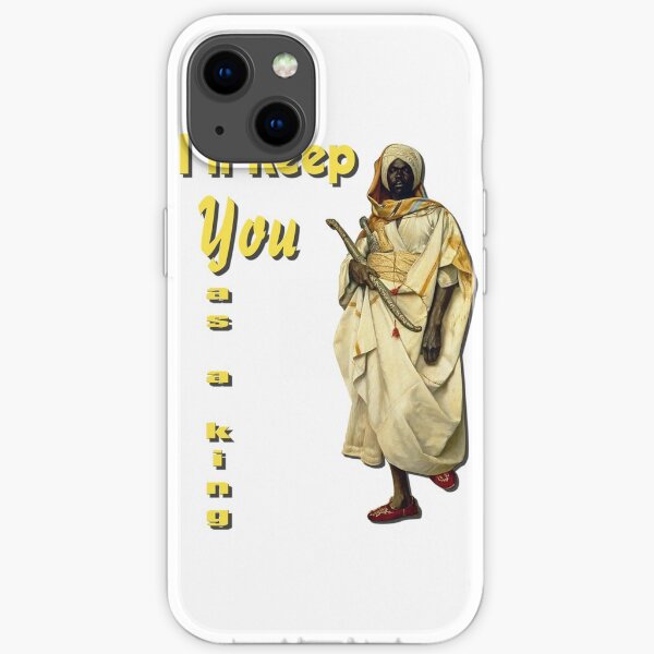 Wache halte dich iPhone Flexible Hülle