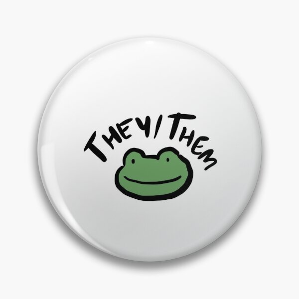 They Them Pronouns Pins And Buttons Redbubble - pronoun pin they them roblox